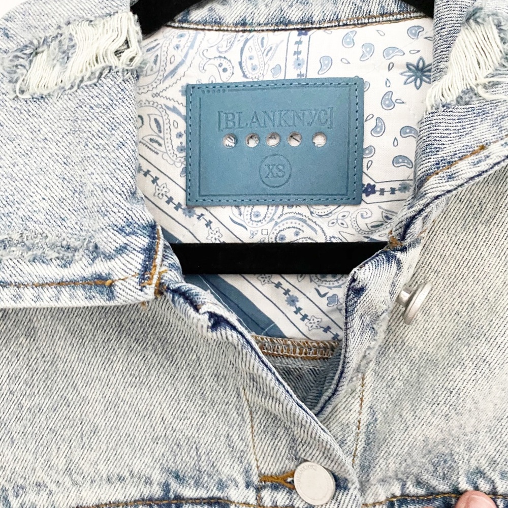 Anthropologie Blanknyc patchwork denim jacket - Picture 10 of 10